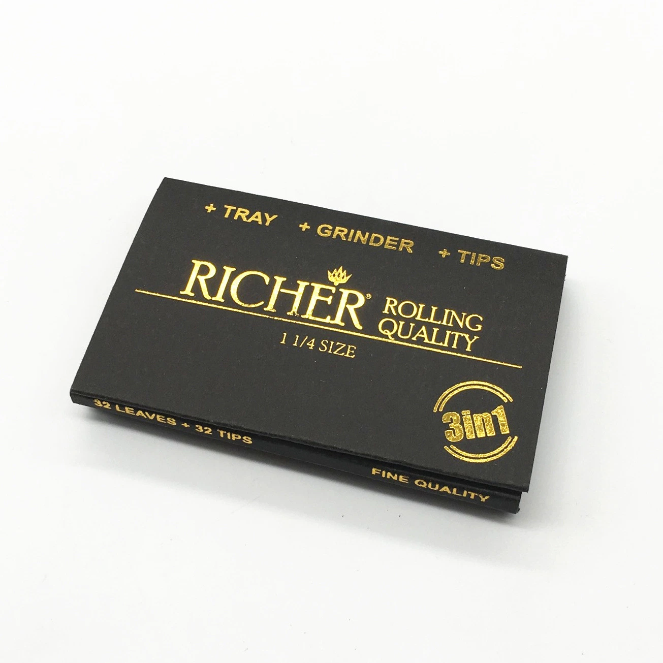 Cigarette Rolling Paper with New Design Gold Foil