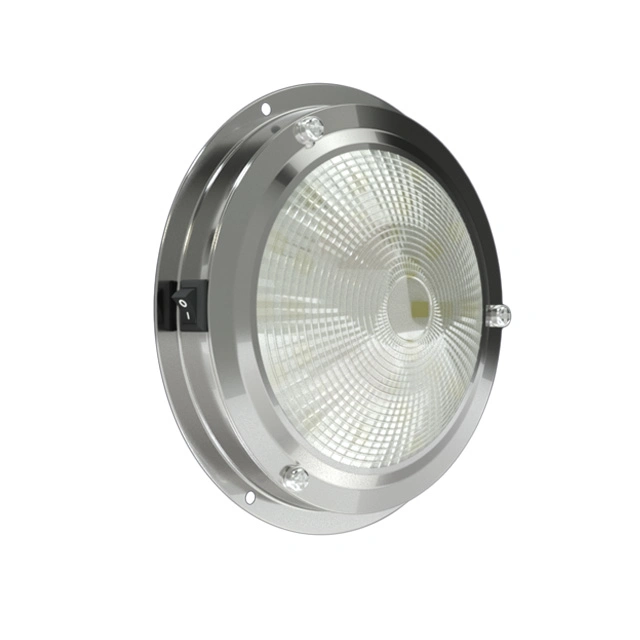 107mm P67 Water Proof 12 Volt RV Marine Boat LED Interior Exterior Ceiling Dome Lighting with on off Switch