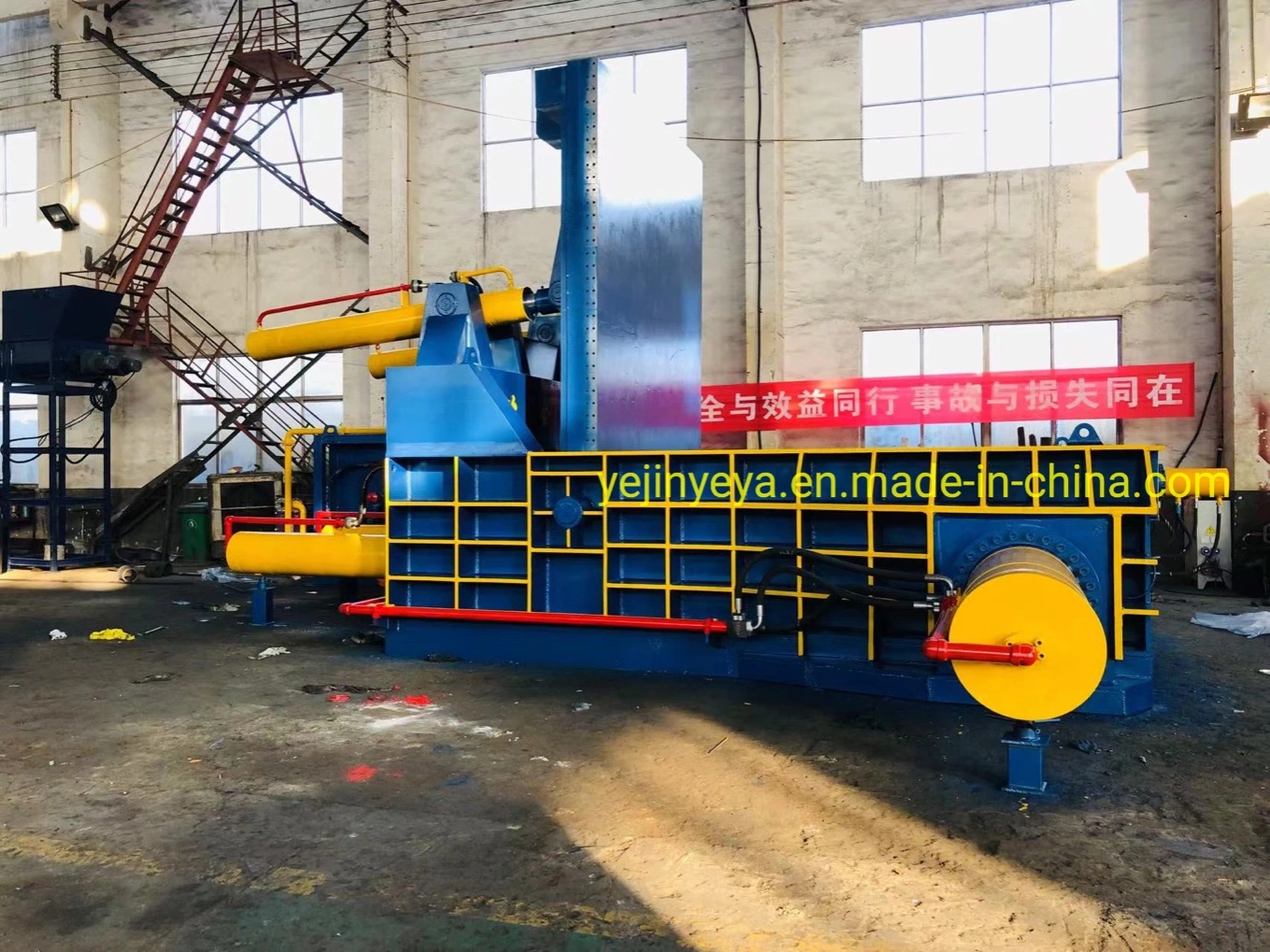 Automatic Hydraulic Metal Scrap Shavings Baling Machine Compressor