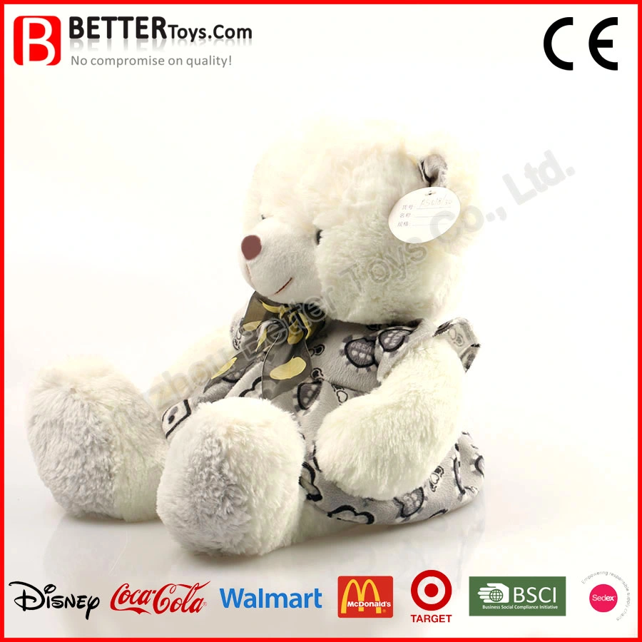 China Manufacturer Singing Stuffed Teddy Bear in Skirt Plush Toy