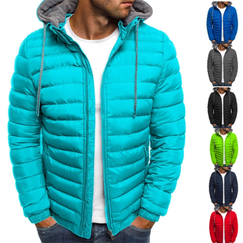 Nova Moda Personalizar inverno espesso Long Hooded Quilt casual Puffer Casaco Puffer para homem ′ S Down Coat Winter para homem Casacos