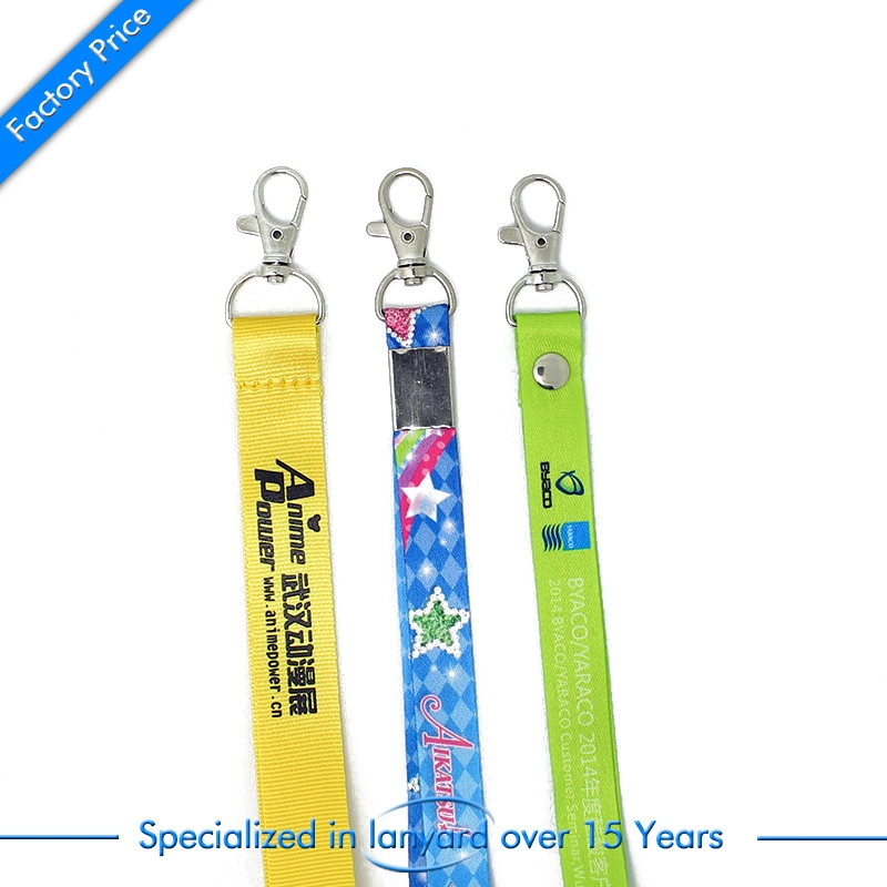 High quality/High cost performance  Custom Logo Dye Sublimation Printing Heat Transfer Lanyard with Safety Lock