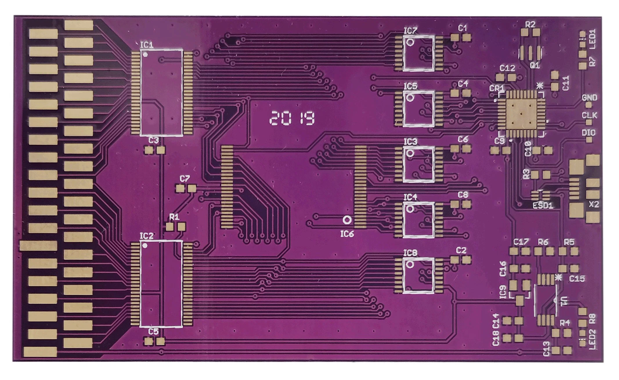 Placa de circuitos impressos electrónica inteligente PCBA personalizada de uma paragem, design PCB