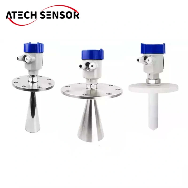 Atech High-Frequency Flange Liquid Stainless Steel Water Tank Radar Level Gauge