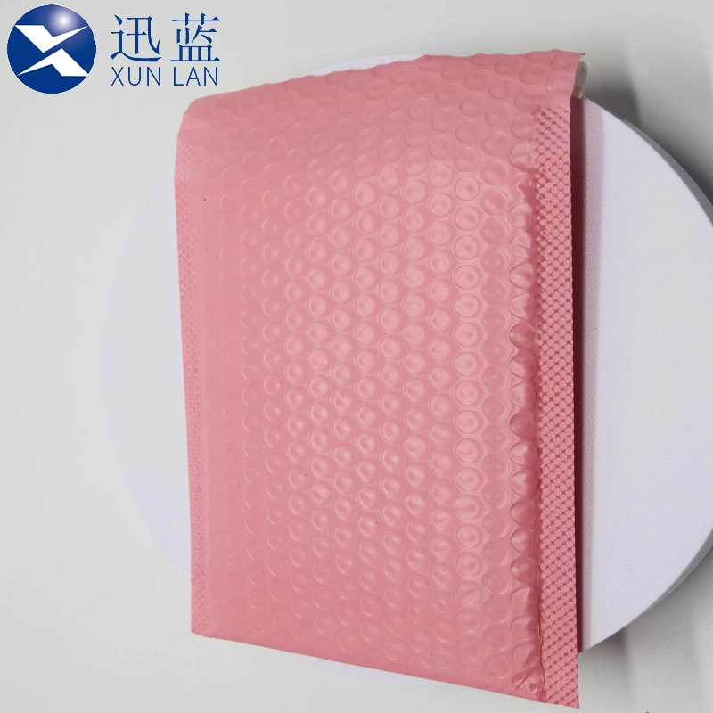 25*34 Cm Shock-Absorbing Strong Tape Fashionable Safe for Packaging Business Gifts Pink Bubble Mailer