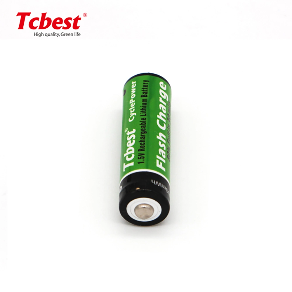 Batterie au lithium rechargeables USB Batterie AA 1,5 V 2*AA+Chargeur Charge Super 2200mwh