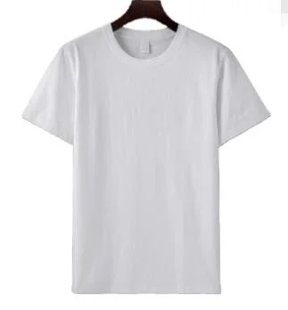 Cheap Cost Bulk White T Shirt Unisex Design Your Own Simple Plain Custom Apparel