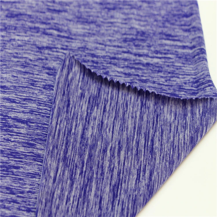 High Performance Space Dye Nylon Polyester Elastane Fabric Anti Bacterial Fabric for Sportswear
