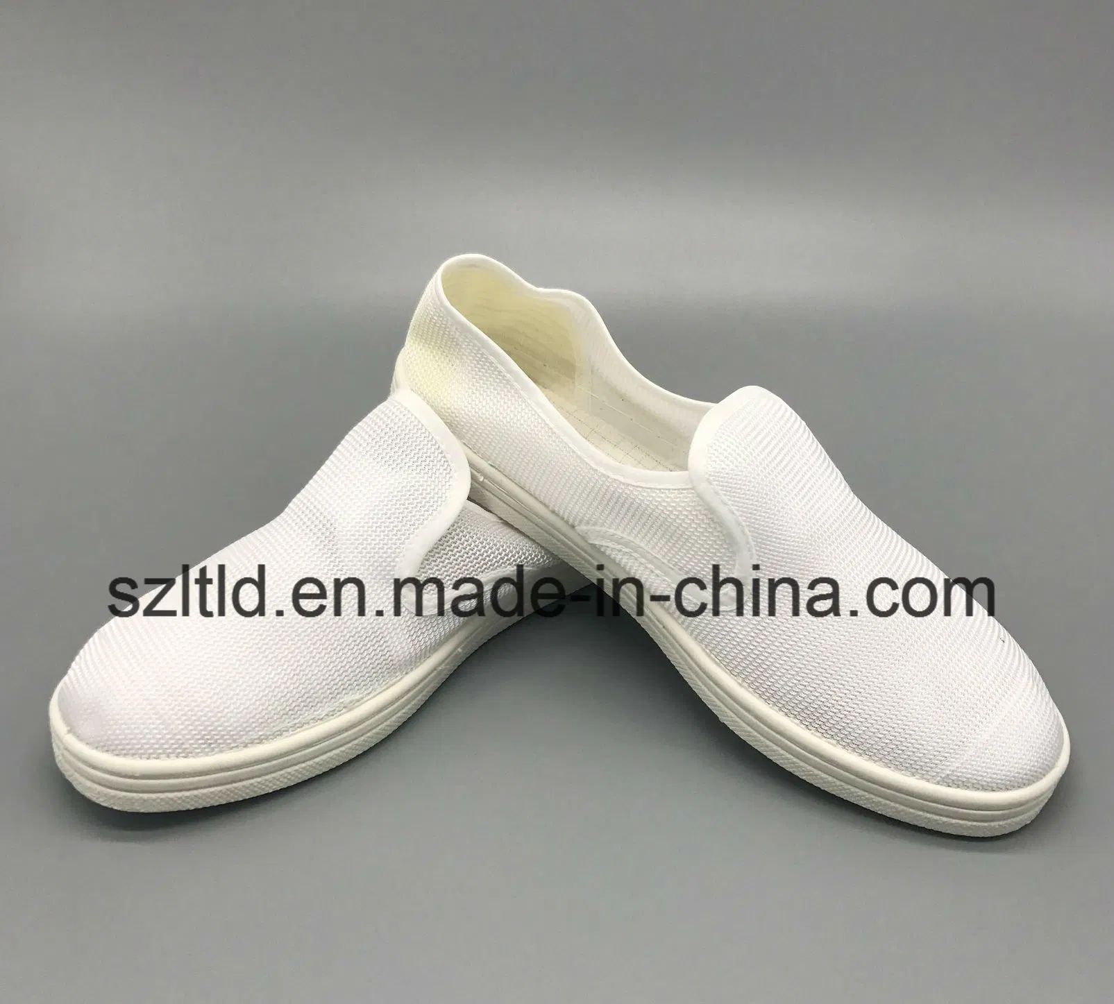 ESD Whole Mesh Shoes White Color Mz-117