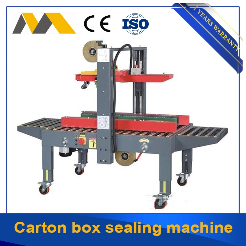 Adhesive Tape Corner Box Sealing Machine Tapping Machine with Double Side Power