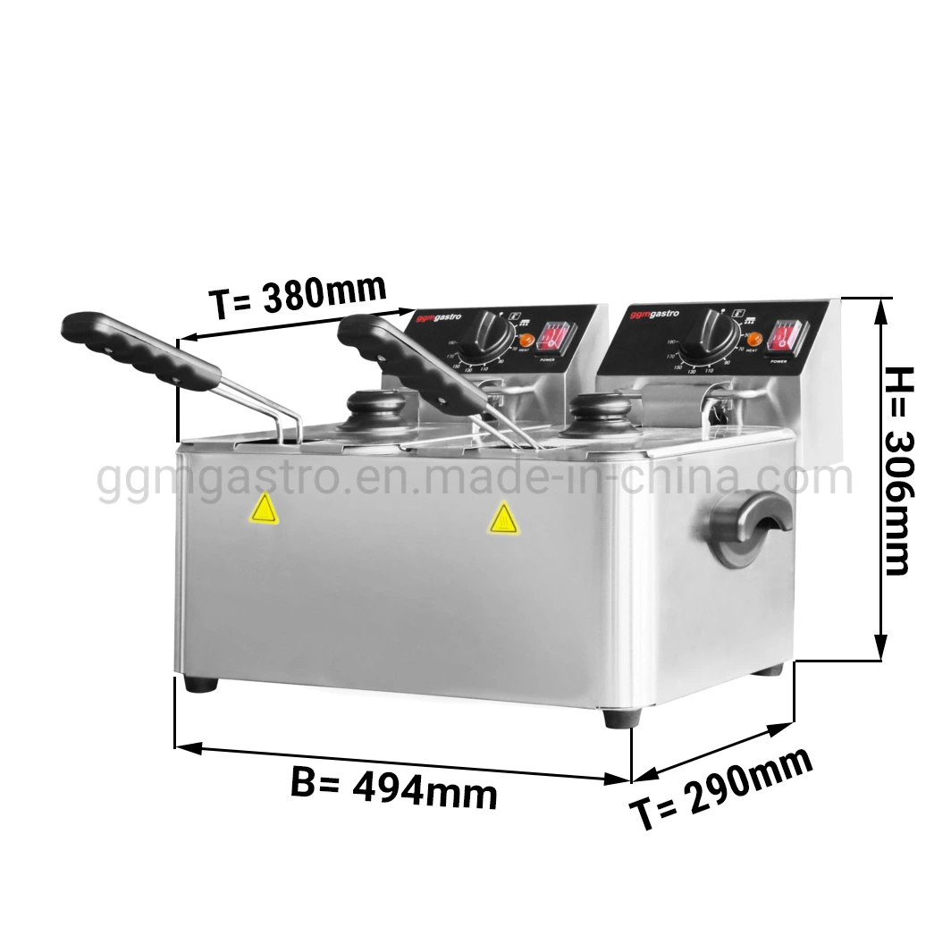 Commercial Kitchen Equipment Electric Double Fryer