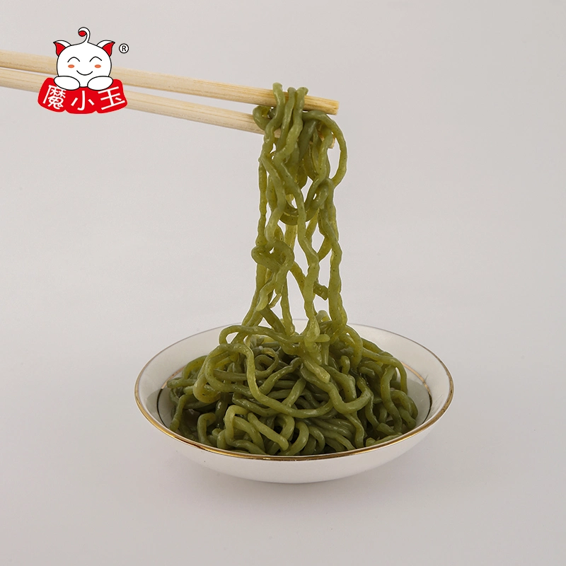 Hight Quality Konjac Food Low Carb Spinach Konjac Noodles