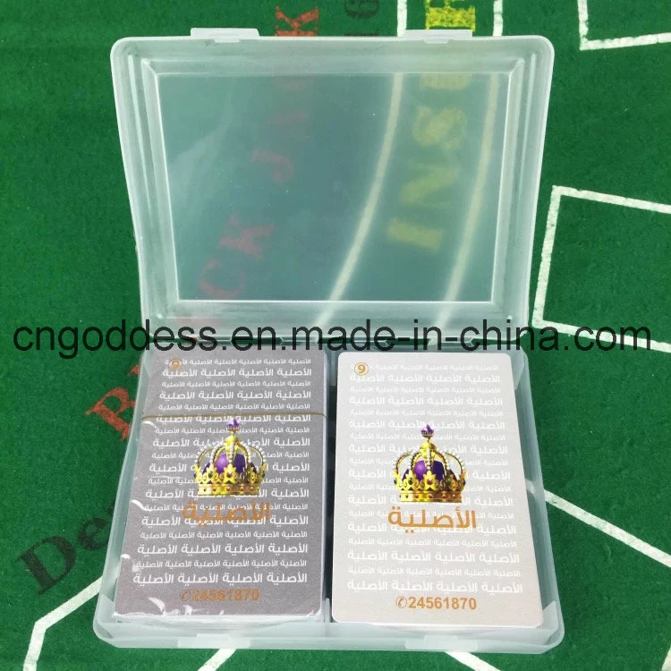 Double Sets Playing Cards in Plastic PVC Box