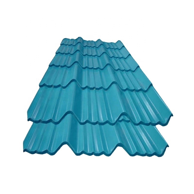 PPGI Manufacturer Corrugated Metal Zinc Roof Sheet Color Coated Painted Roof Tiles Building Material