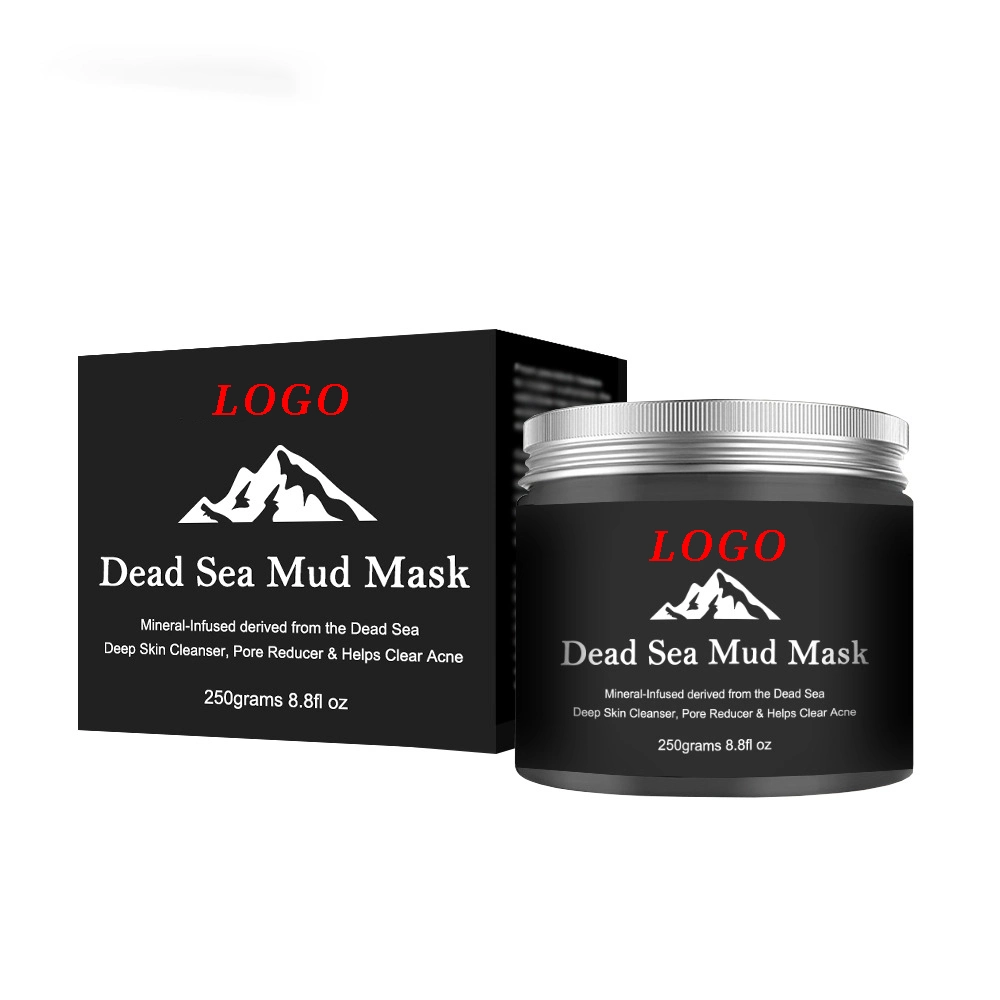 Pele coreana Private Label Natural Clay facial Máscara vulcânica Dead Máscara de lama do mar para rosto e corpo