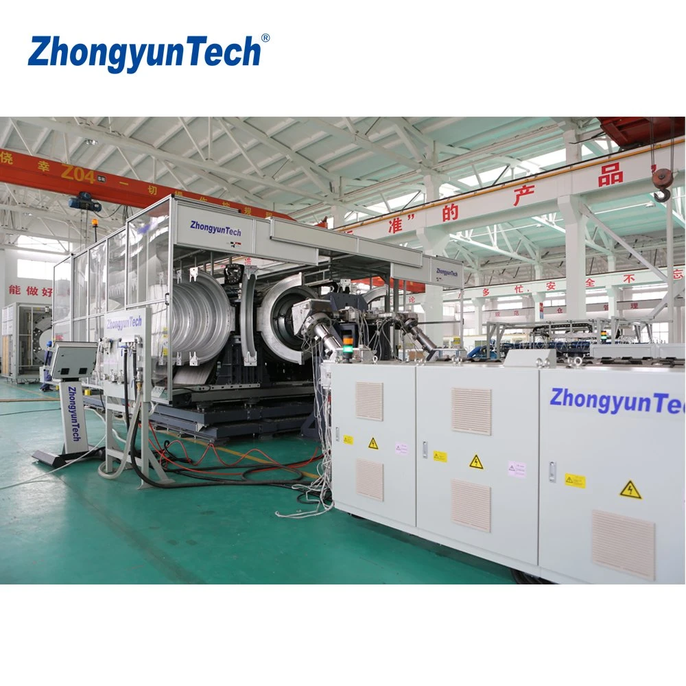 ZhongyunTech ZC-2000H Automatic Cutting Machine for PP Corrugated Pipe