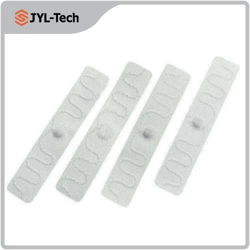 Hotel Linen Tracking Slim Woven RFID Chips UHF Textile Laundry Tag