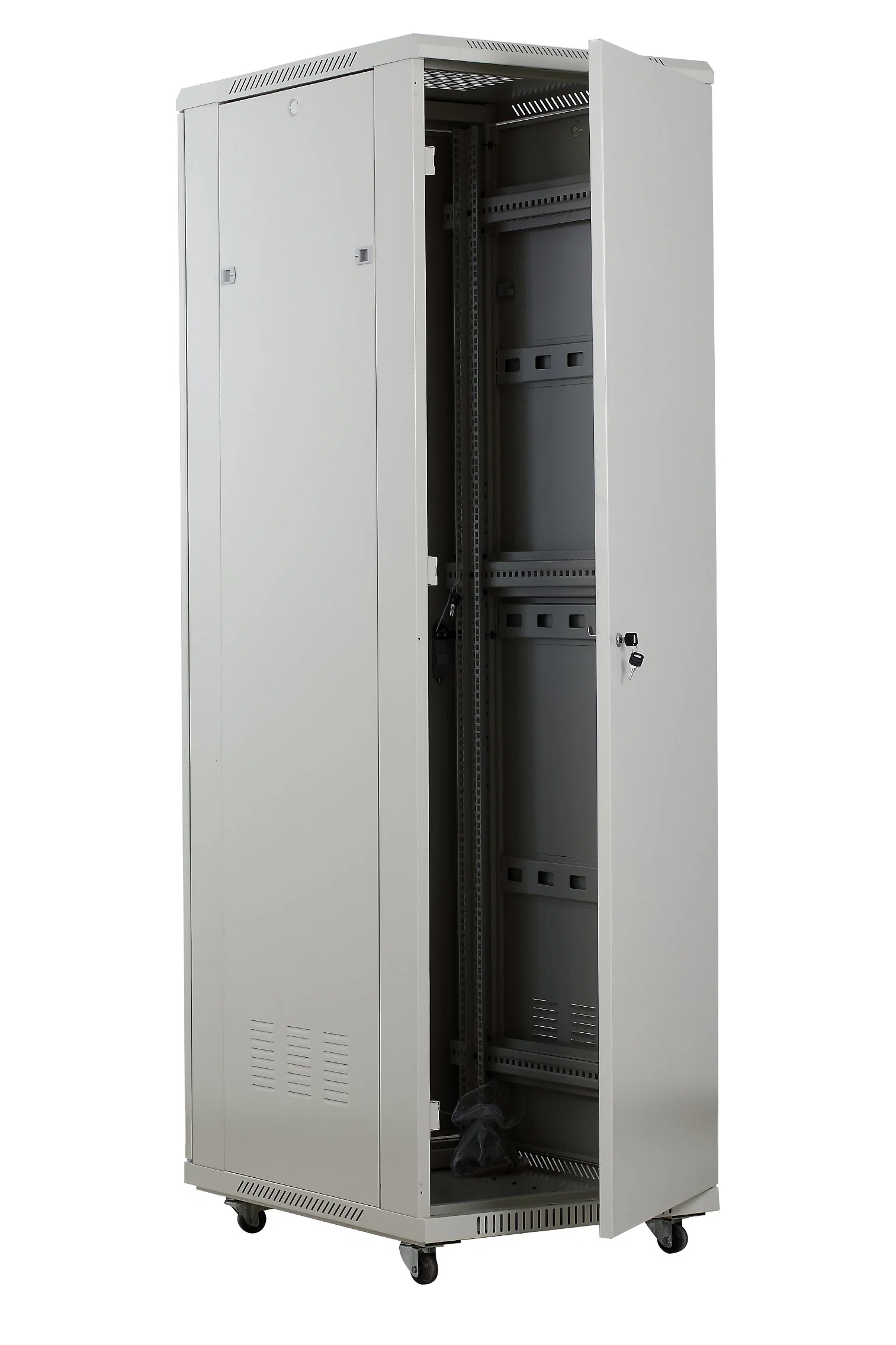 Good Price32u 42u Portable Server Rack Floor Standing Glass Door DDF Network Cabinet