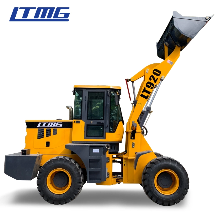 Joystick Optional Front Wheel Loader 2.5 Ton Construction Machines with AC Cabinet