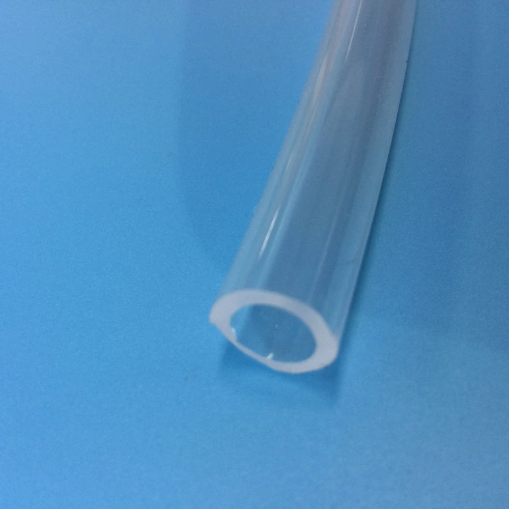 Tubo de borracha transparente FDA mangueira de borracha para tubo de água de silicone