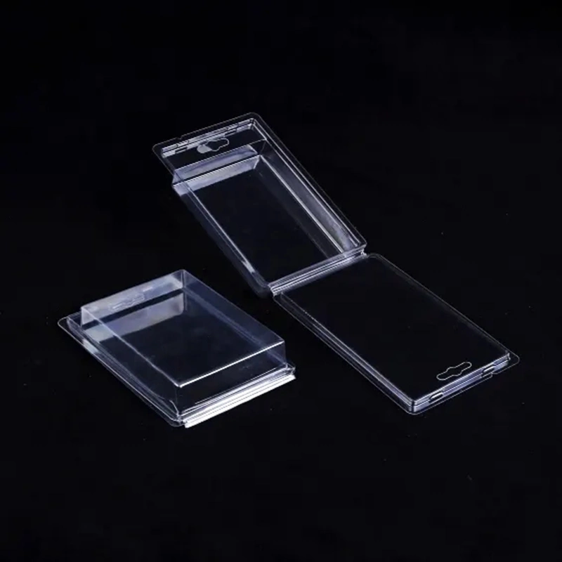 Disposable Transparent Folding PET Clamshell Plastic Container Blister Packaging Box