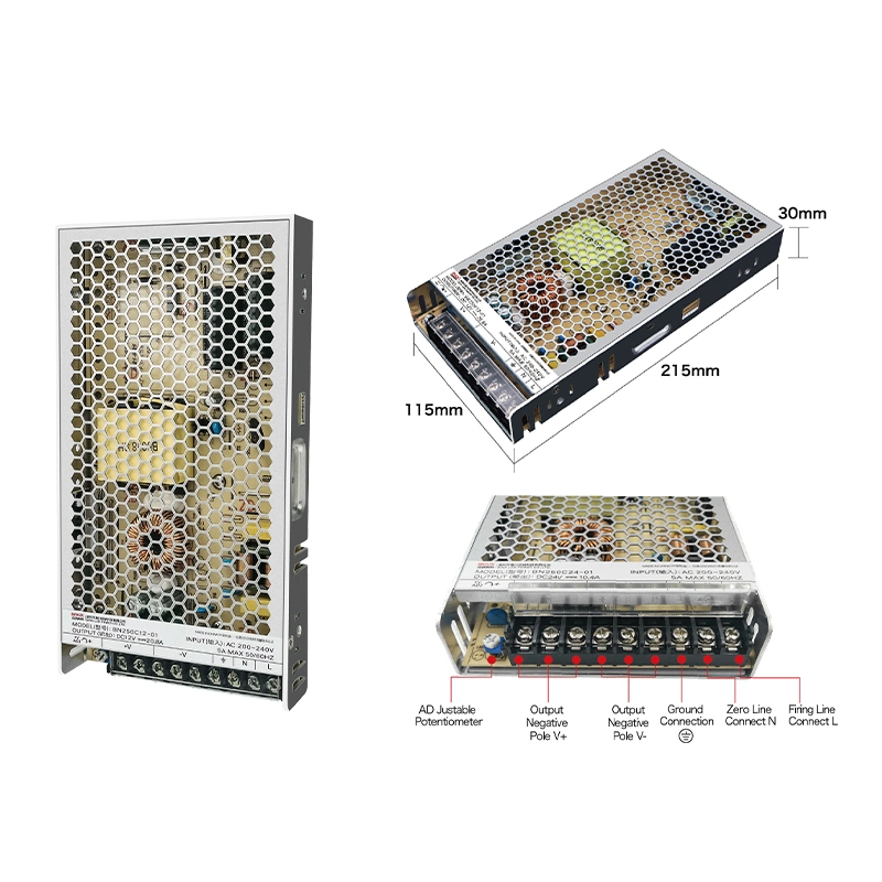 Alimentation à découpage industrielle Bina alimentation LED 24V 250W Transformateur