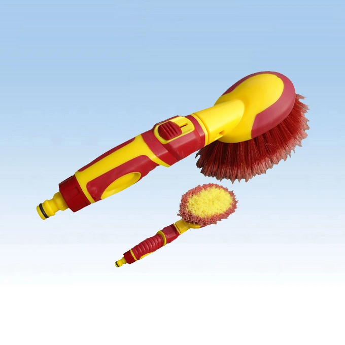 Five Side Touching Heavy Duty Water Flow Car Wash Brush