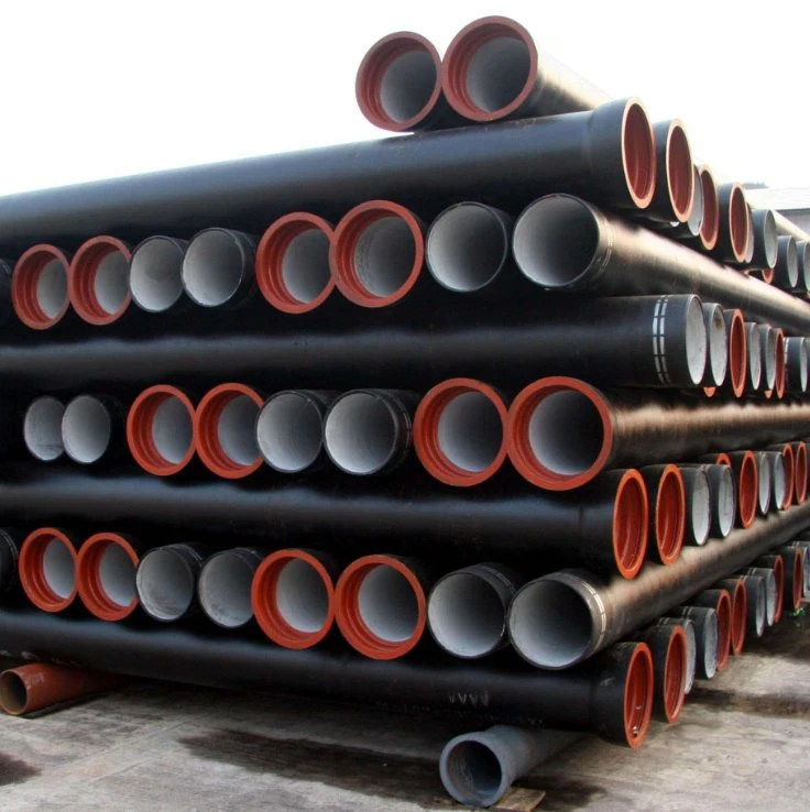 Ductile Iron Pipe Class K9 Cast Iron Pipe Length 5.7m-6.0m DN80-400 for Sewage Water