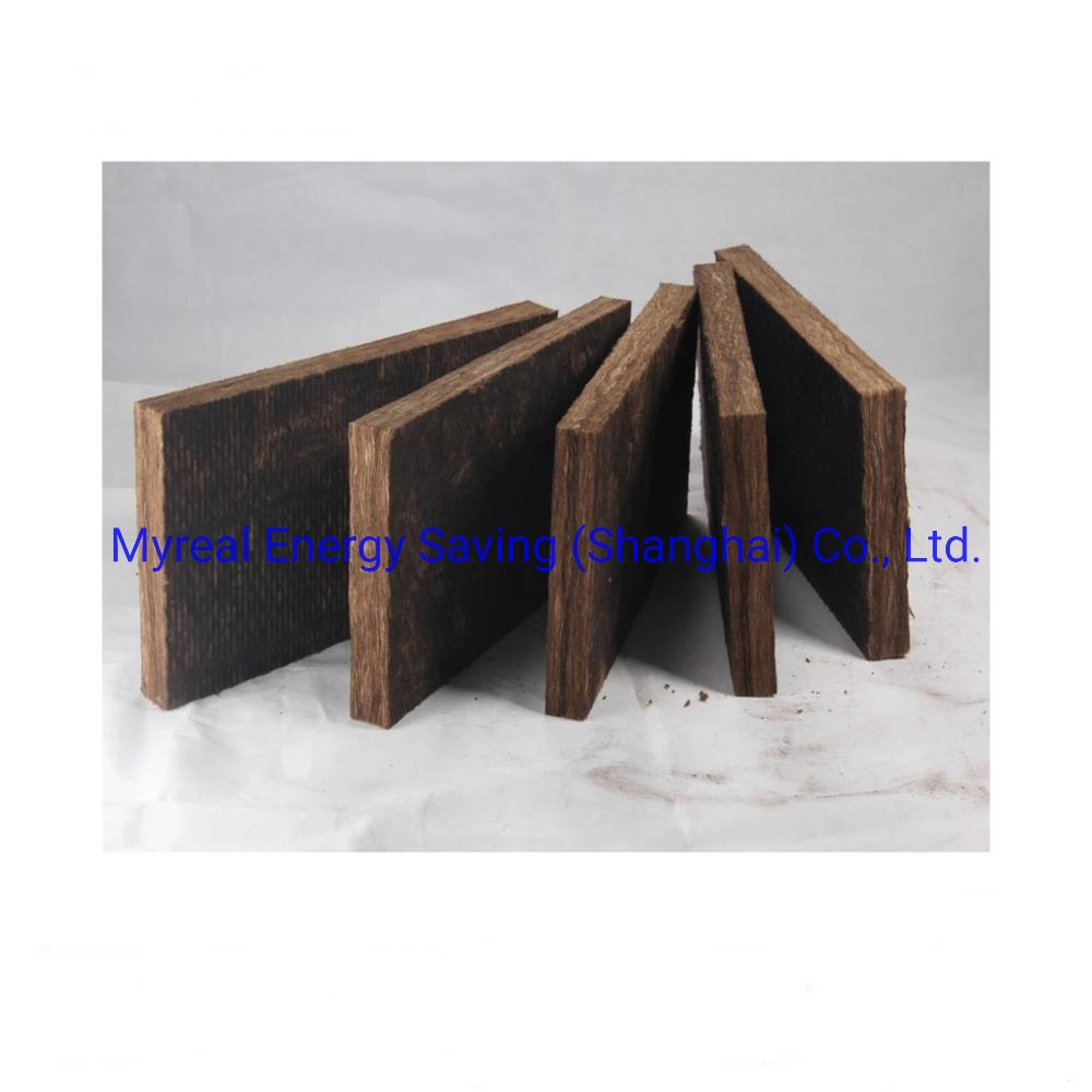 Waterproof Thermal Insulation Materials Heat Preservation Stence Formaldehyde-Free Chocolate Glass Wool 1200*32mm