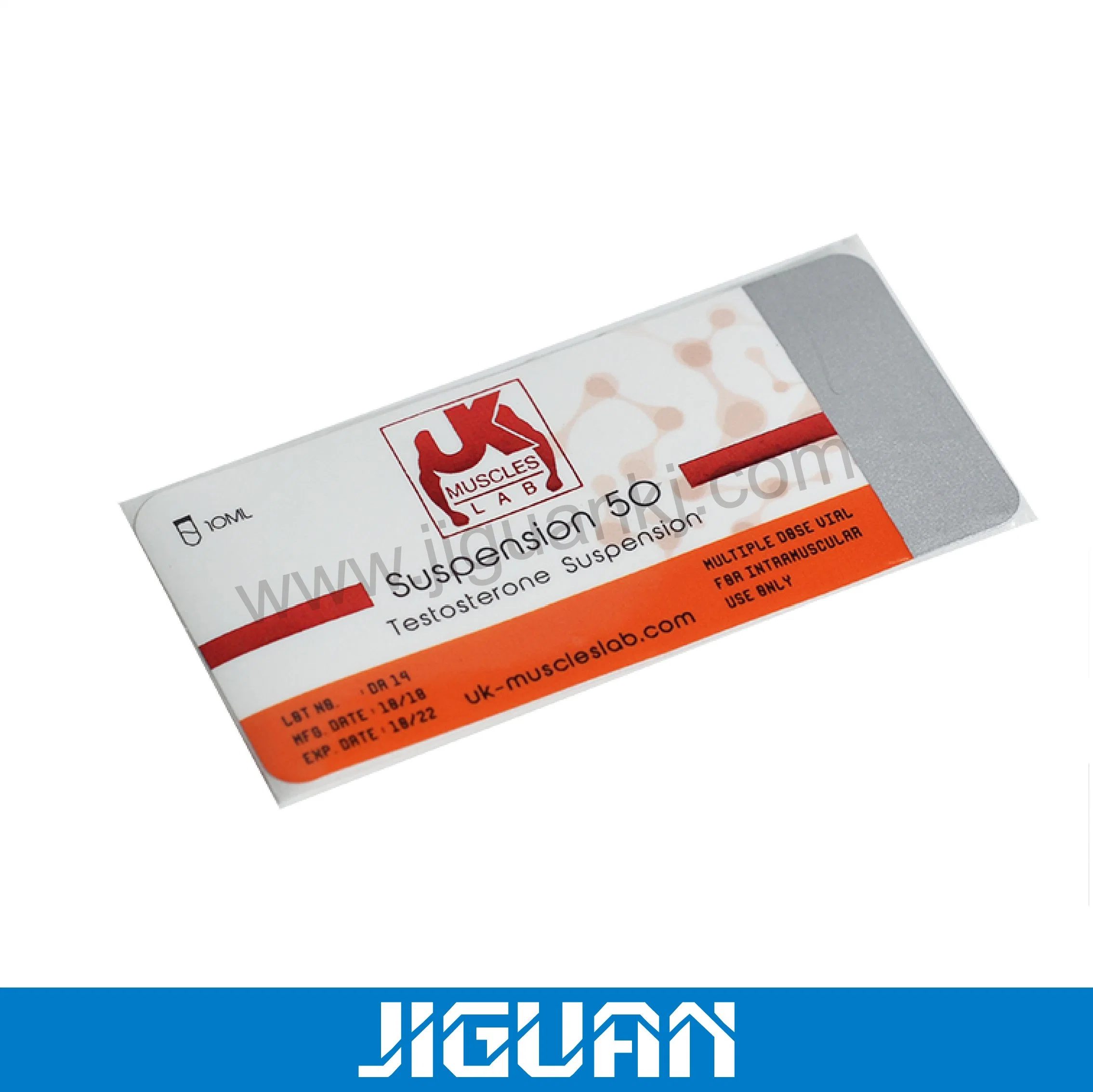 Conception personnalisée Étiquette médicale Anti-Fake Scratch Card