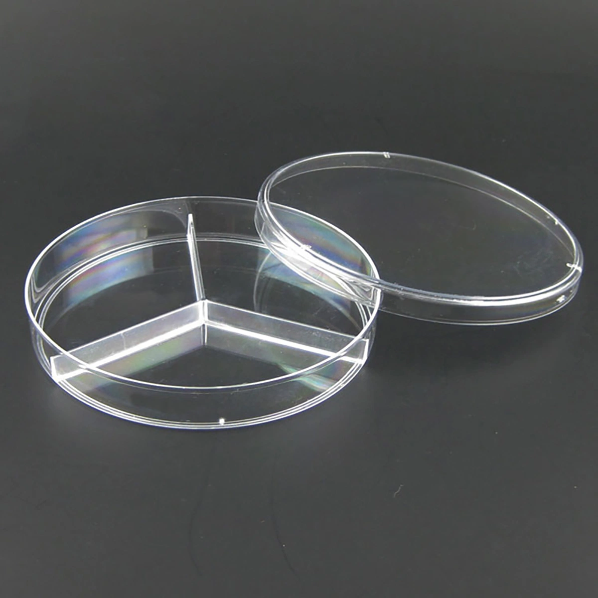 Laboratory Consumables 60/75/90/100/120/150mm Lab Disposable Plastic/Glass Petri Dish