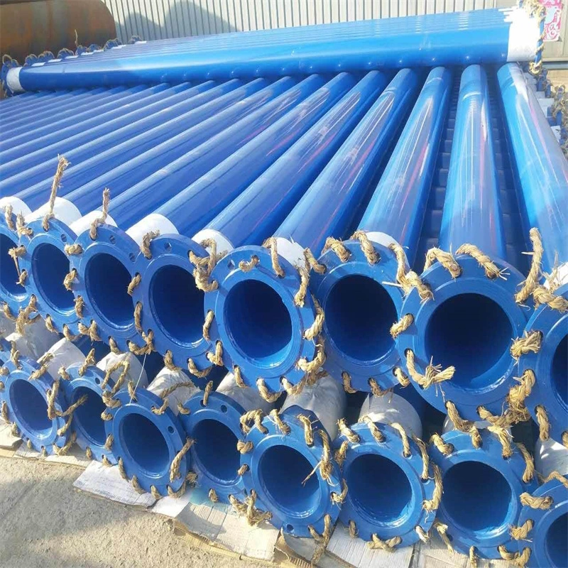 High quality/High cost performance ASTM A53 A369 PE Coated Large Diameter Plastic-Coated Anti-Corrosion Steel Pipe Outside PE Inside Blue Plastic Coated Composite Steel Pipe