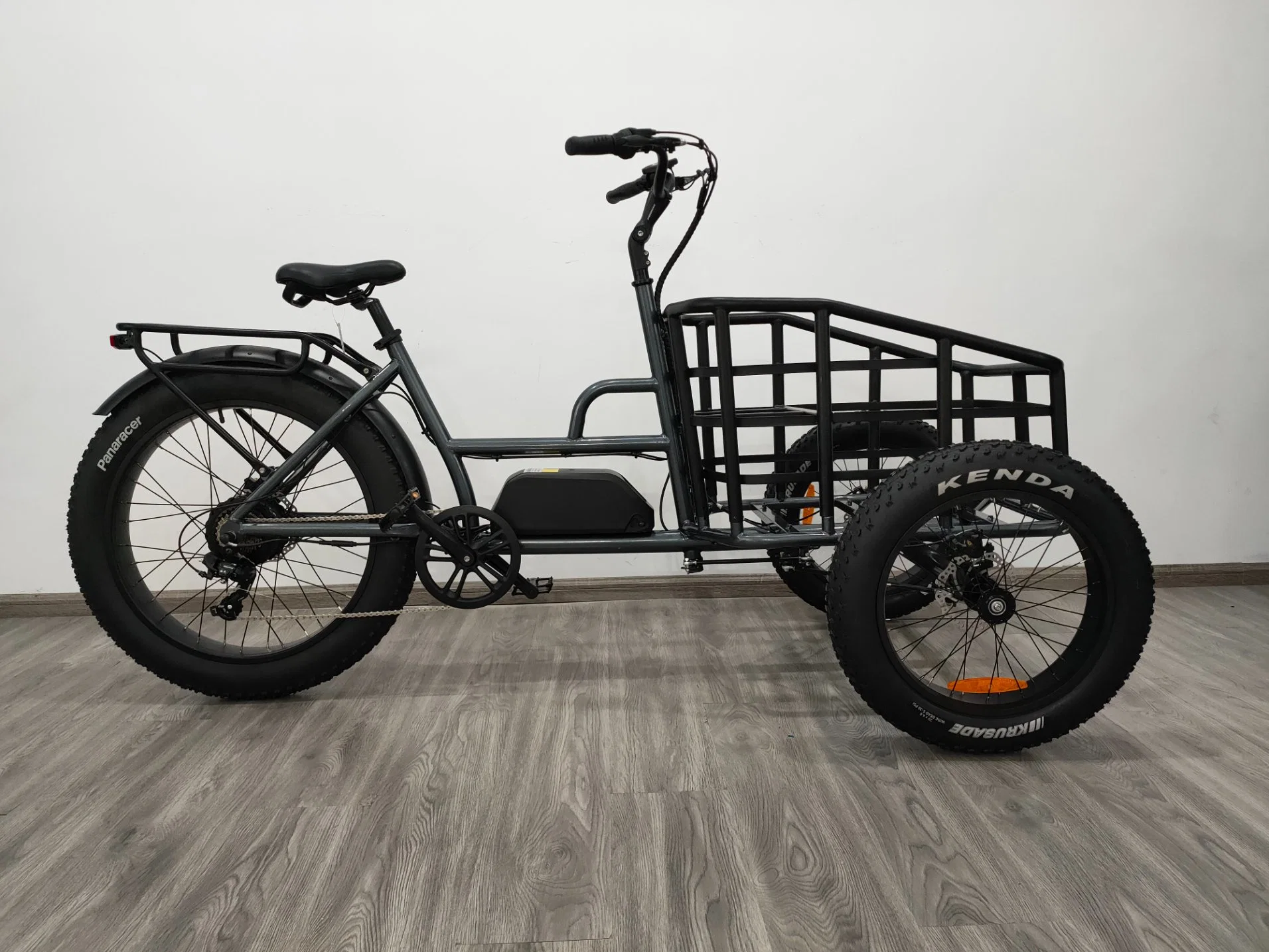 Nouveau modèle de tricycle à pneus gras électrique 48V 750W pour adulte.