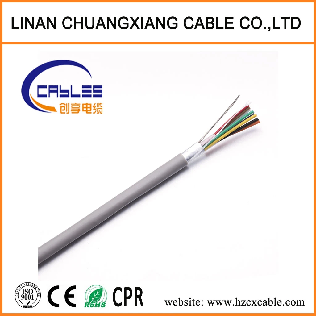 Fire Alarm Cable Copper Standard Communication 6cores Alarm Cable Monitor Security Alarm System CPR Approved