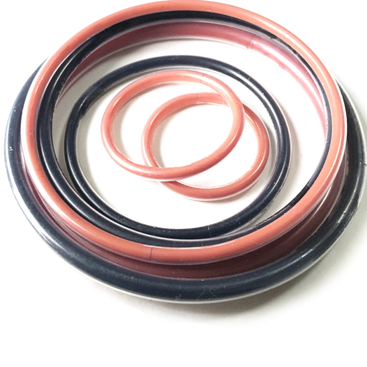 Encapsulated Oring Customized FEP/PFA/PTFE O-Ring Encapsulated Rubber Seal Good Sealing Properties Coated O-Ring