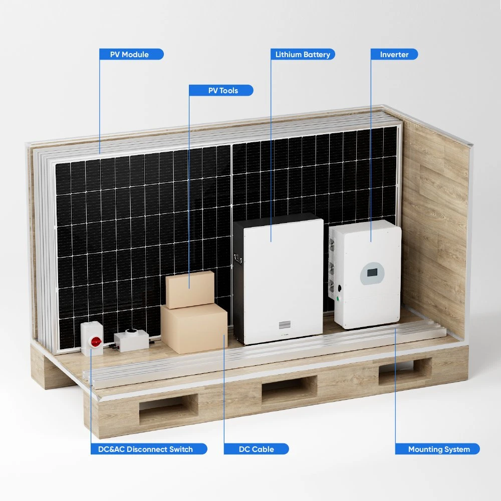 Sunevo Hybrid 10kw Solar Power System 5kw 3kw Complete Solar System Set Home