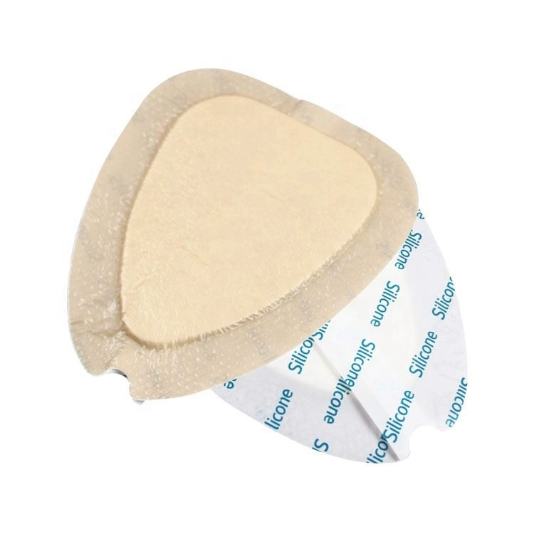 Soft and Breathing Wound Care Adhesive Silicone Foam Dressing