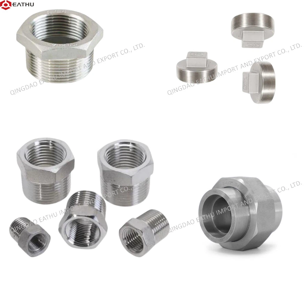 Threaded /Socket Welding Forged Ss Stainless/CS Carbon Steel High Pressure Pipe Fittings