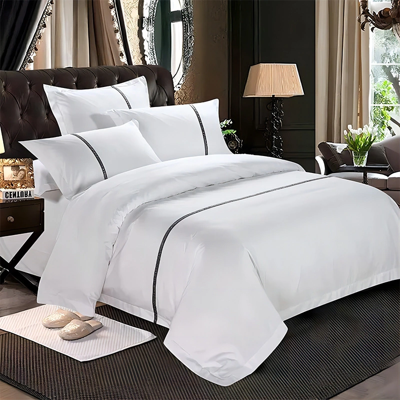 Hot Sales Cotton Textiles Hotel Bed Linen Mattress Duvet Cover King and Single Size Bedding Sets