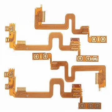 Polyimide PCB Material Double Sided Yellow Flexible PCB with Stiffener