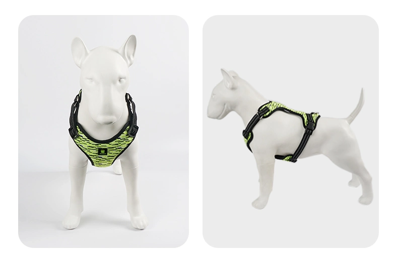 Pet Supplies Custom Logo Pet Dog Safety Harness Adjustable Soft Padded Air Layer Dog Harness