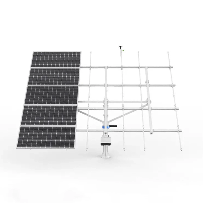 5.5Kw Controlador de seguimiento solar de doble eje del sistema de soporte de Seguimiento Solar