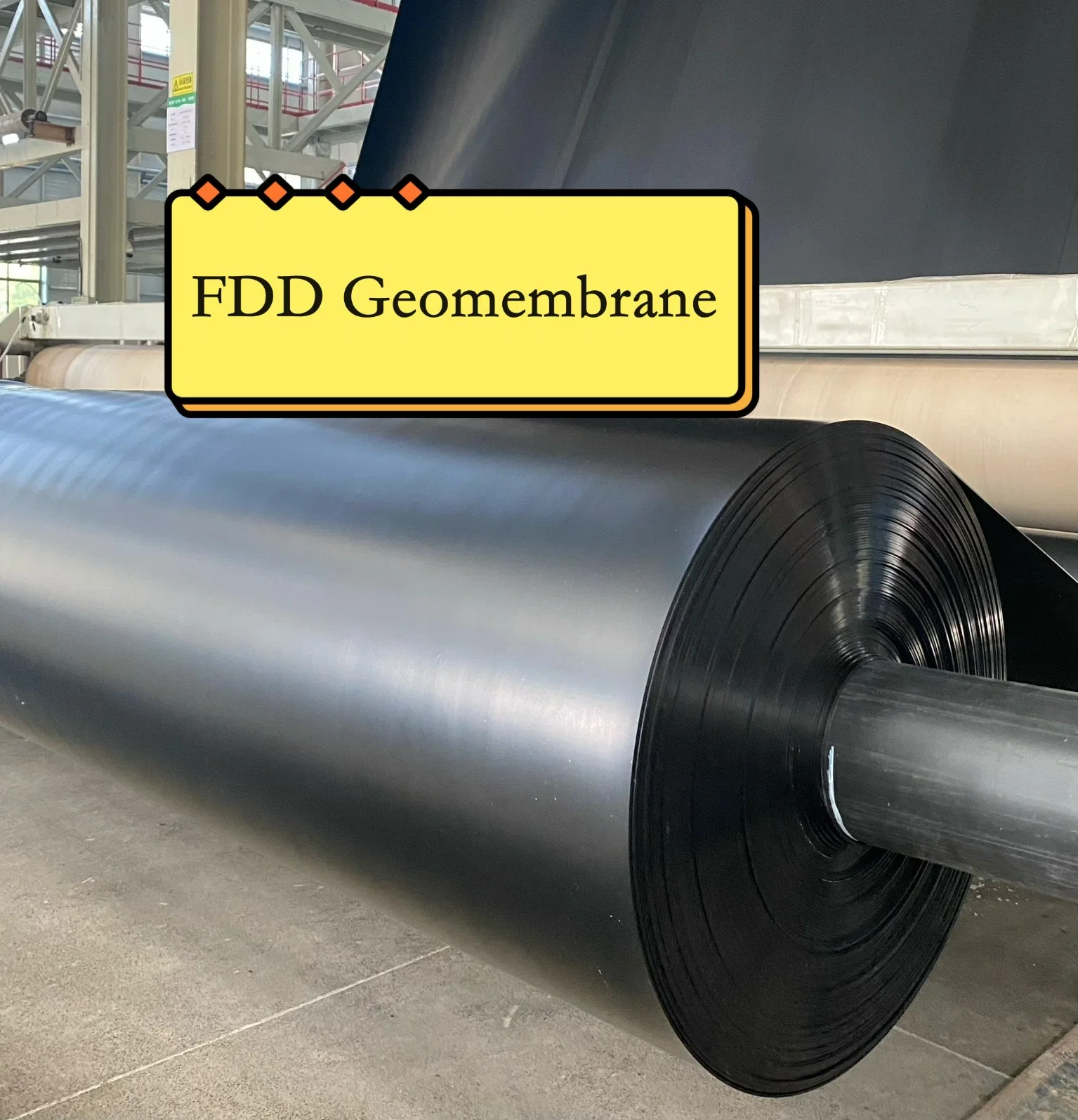 FDD High Performance HDPE Smooth Textured Sides 0.5mm-2.5mm Geomembrane Waterproofing Geomembrane Manufacturer