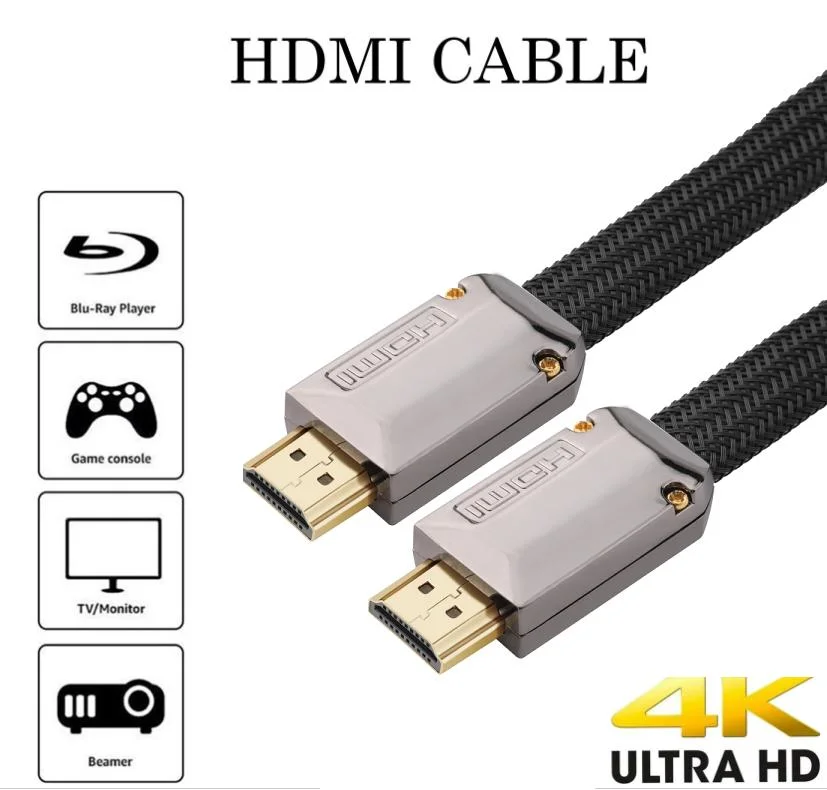 Nylon Braided High Speed HDMI Cable 4K