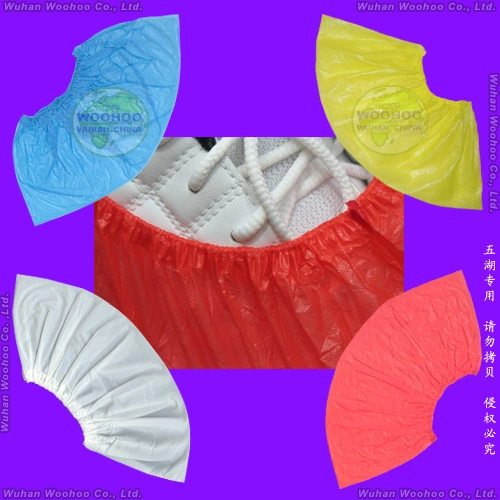 Tratamiento quirúrgico/médico/Plástico/Poly/HDPE LDPE//CPE/PP/SMS/Nonwoven impermeable/PE desechables Cubrezapatos de Hospital/Laboratorio/Farmacéutica/drogas/Electrónica Factory