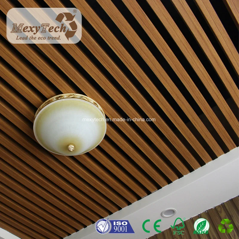 Waterproof Material Integrated Wood Ceiling Panels for Hotel Decoration