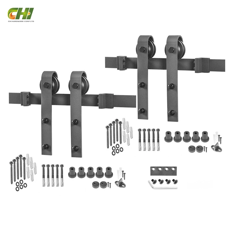 Mini-armário de ocultação em aço inoxidável de 78" a 5/8" Preto mate sem três fios Mostrar Kit de ferragens da porta do chuveiro deslizante de derivação