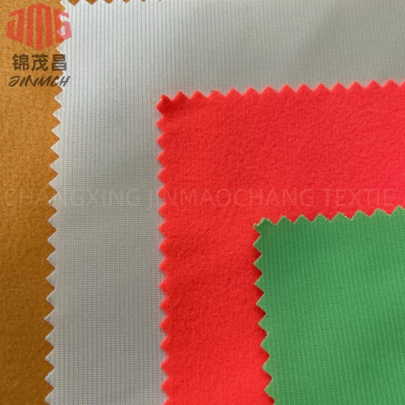 Jinmch Knitting Fabric 100% Polyester Super Poly Vioto Tricot Brushed 220GSM/150cm Pd Fabric for Garment Sportswear Pants