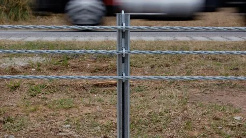 Câble barrière de câble sans matériau métallique utilisé, faible coût