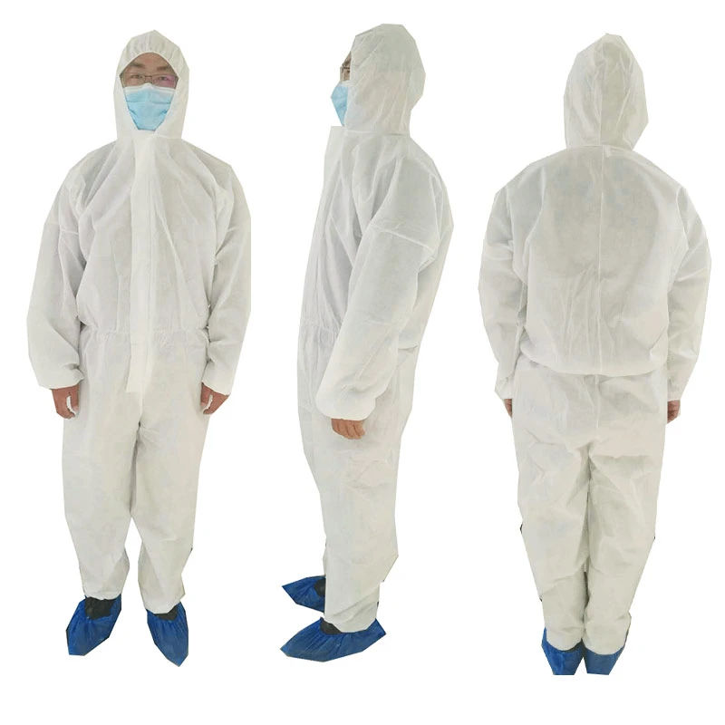 Single-Use PP SMS Workwear Medical Isolation Gown